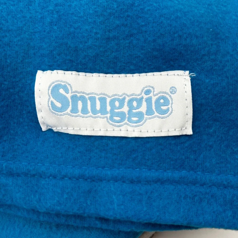 Snuggie Wearable Blanket Blue Unisex One Size Doritos Logo Fleece w Sleeves EUC